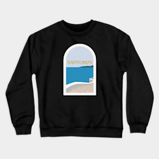 Santorini Beach Crewneck Sweatshirt